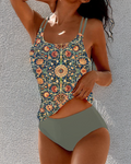 Maddie - Timeless Pattern Tankini Set