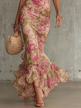Racquella | Vintage Floral Maxi Dress