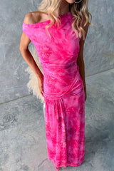 Diana | Elegant Printed Maxi Dress
