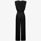 Ariadna | Elegant Sleeveless Belted Wide-Leg Jumpsuit