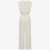 Ariadna | Elegant Sleeveless Belted Wide-Leg Jumpsuit