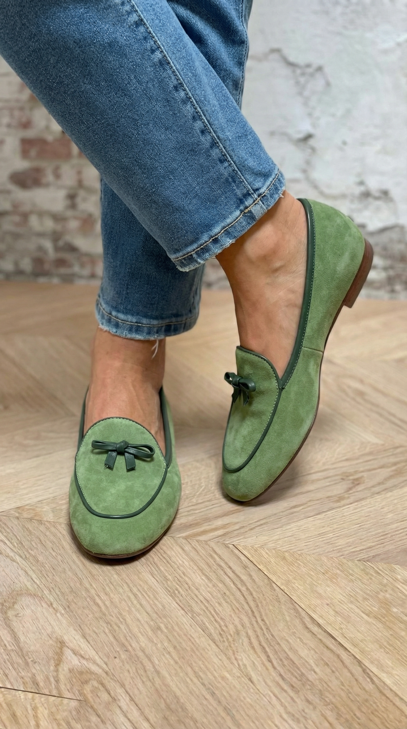 Orli™ | Elegant Bow-Accent Ballet Flat