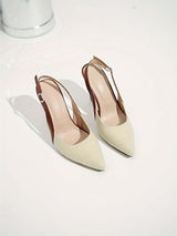 Mia™ | Contrast Slingback Heels