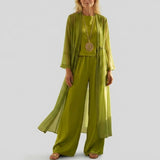 Elvira | Relaxed Drapey Tunic and Wide-Leg Pants Co-Ord Set