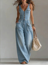 Sophie™ | Combinaison en denim ample