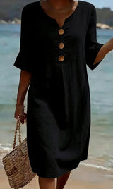 Radmila™ | Textured Long Sleeve Dress