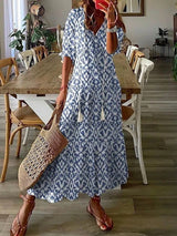 Lana | Figure-Flattering Boho Maxi Dress