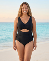 Ruched Cutout Shaping One-Piece