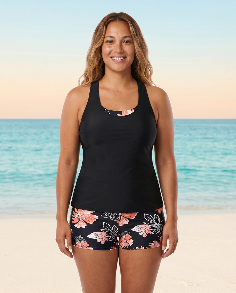 Supportive 3-Piece Tankini Set