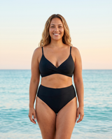 Supportive Ruched High-Waist Bikini Set