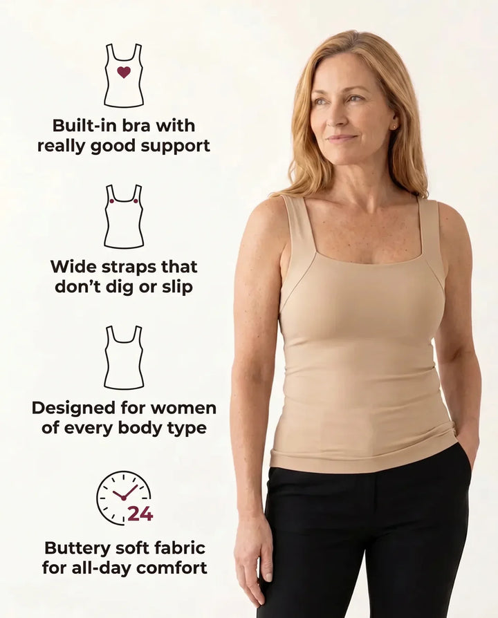 Rosemary's Built-In Bra Comfort Shaper Tank