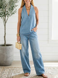 Ivy™ | Ensemble deux pièces denim vintage