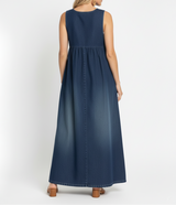 Karen™ | Vintage Wash Denim Maxi Dress