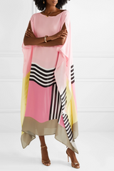 Xyrelvyn | Elegant Colorblock Maxi Dress
